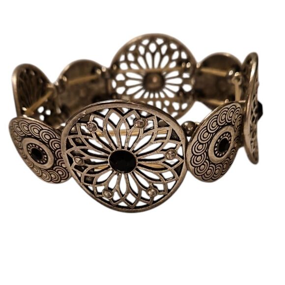 Vintage Metal Slipon Bracelet - Picture 1 of 4